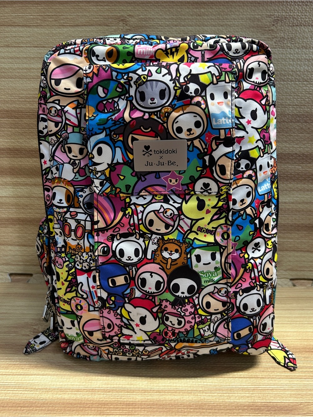JuJuBe x Tokidoki Mini Be Backpack Iconic 2.0 w/ Diamond Pull